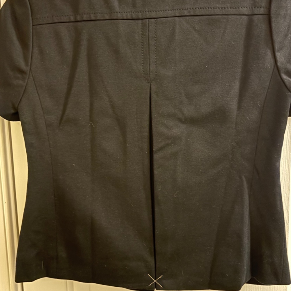 NWOT Ann Taylor Loft Petite Black S/S Short Jacket w/Side Pockets Size 0P - Picture 2 of 6